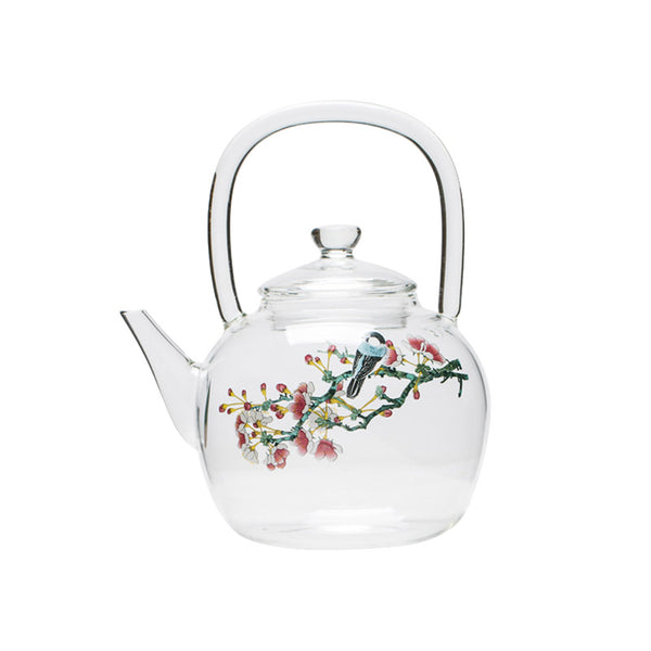 Creative Painted Glass Kettle