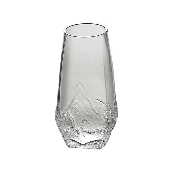 Mountain Relief Glass Cup