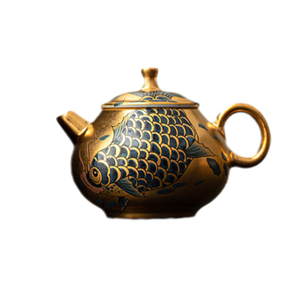 Arowana Gold-plated Teapot
