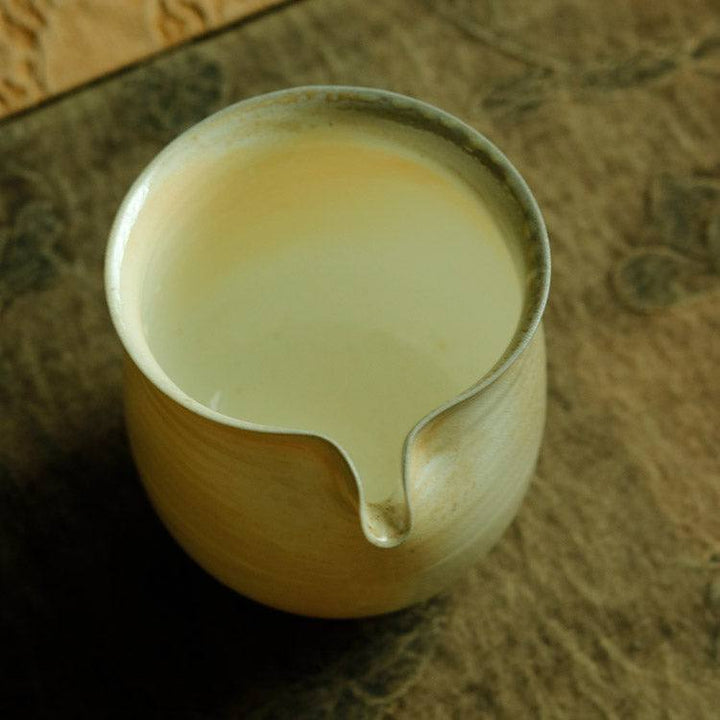 Bare-fired Natural Ash Glaze Chai Shao Fairness Cup