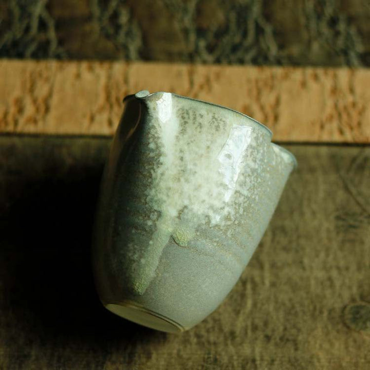 Bare-fired Natural Ash Glaze Chai Shao Fairness Cup