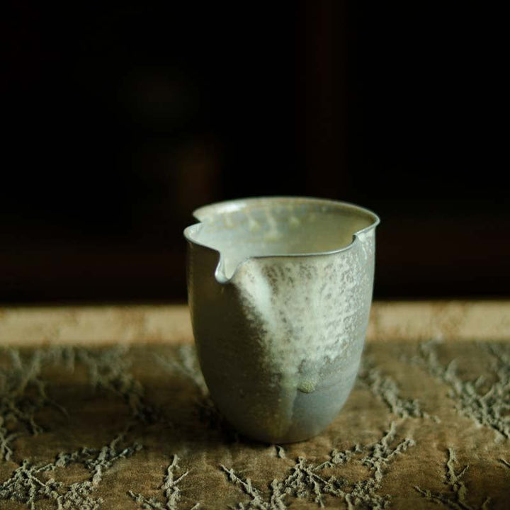 Bare-fired Natural Ash Glaze Chai Shao Fairness Cup