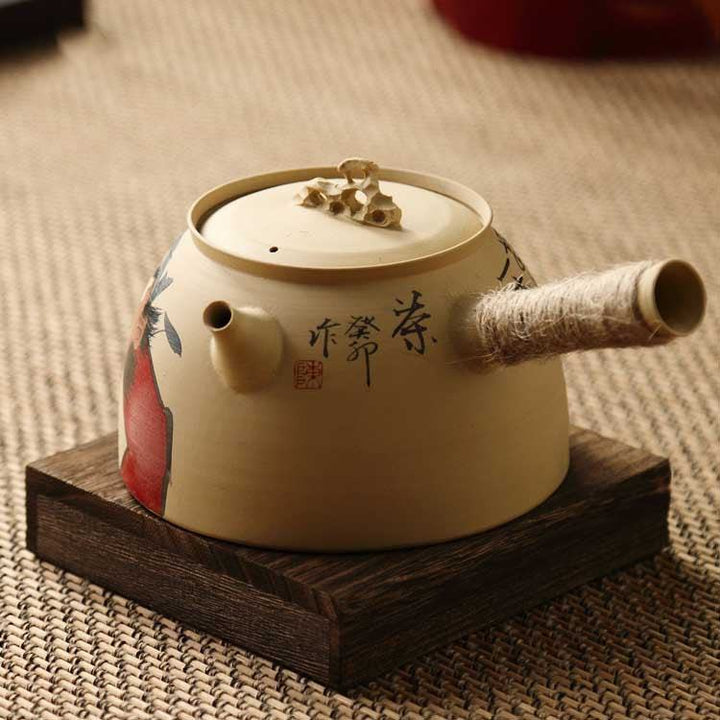 Chaozhou Painted Charcoal Stove Sand Diao Kettle