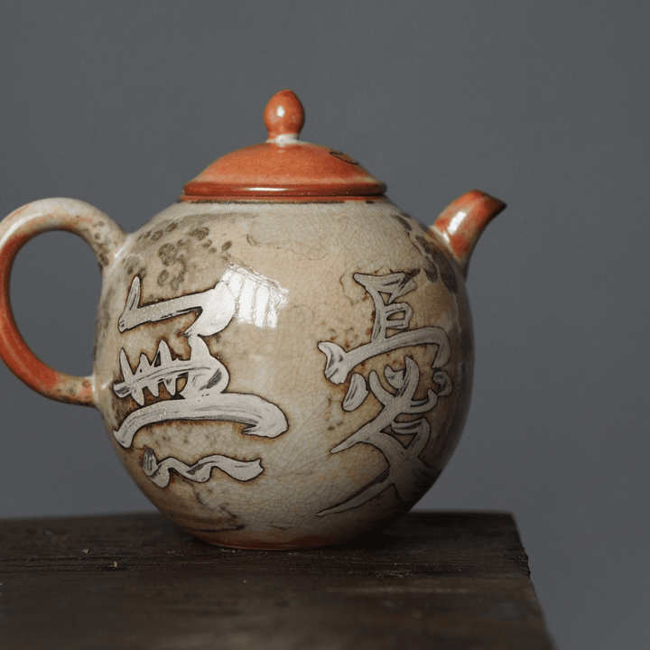 Jingdezhen Hand-painted Zhong Kui Teapot