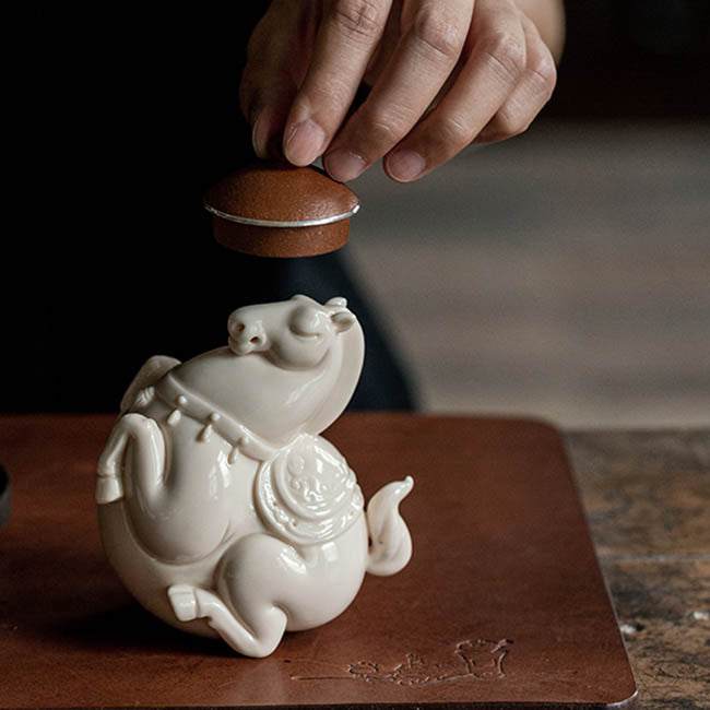 Horse Tea Pet Incense Holder Cover Holder Creative ornaments