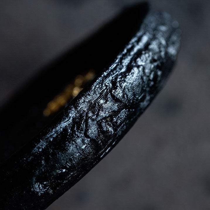 Lacquer Gold-leaf Ceramic Tea Tray/Teapot Holder