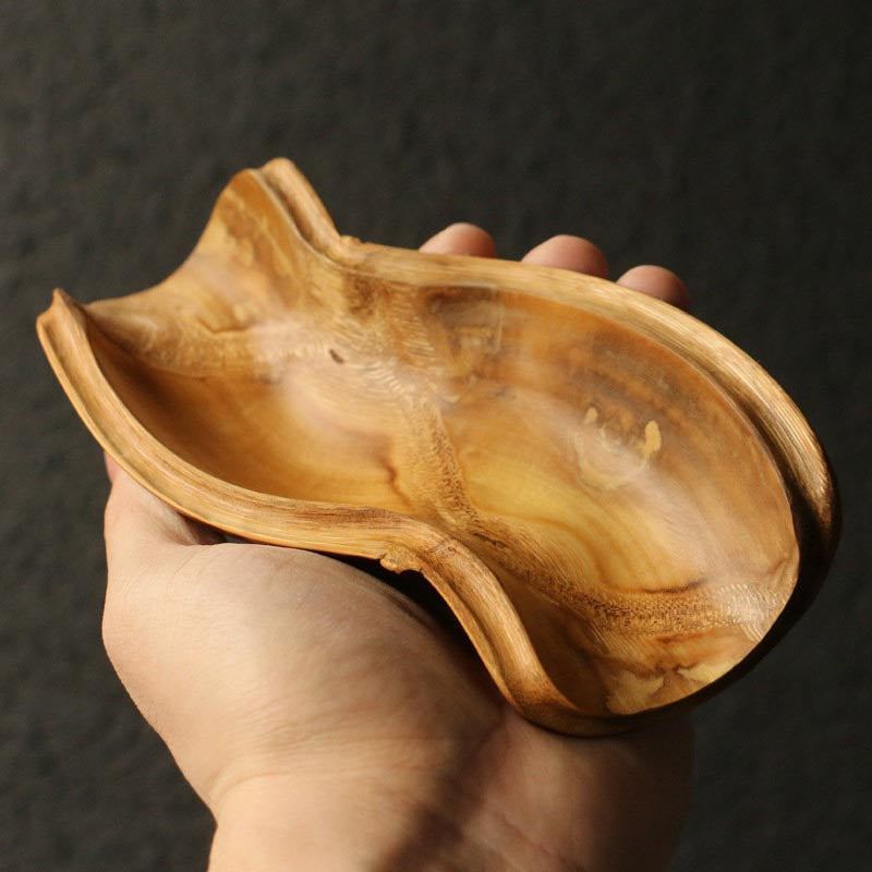 Bamboo Tea Scoop - Hand-Carved Tortoise Shell Pattern Gongfu Tea