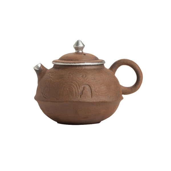 Old Rock Clay Zen Teapot