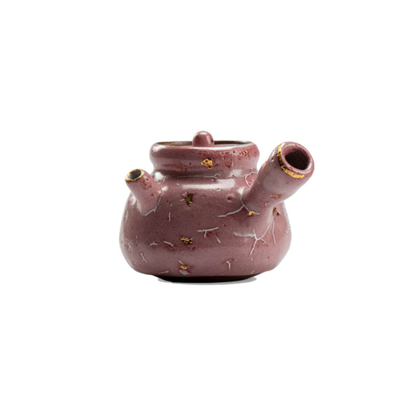 Purple Robe Side-handled Teapot