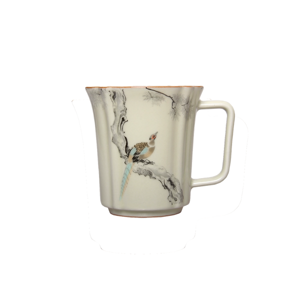 Ru Kiln Painted Song Lan Tea Mug