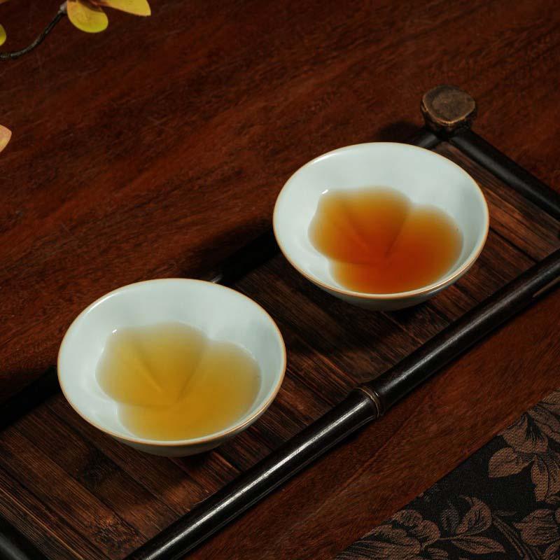 Morima Tea Ru Ware Gourd Qiankun Teacup