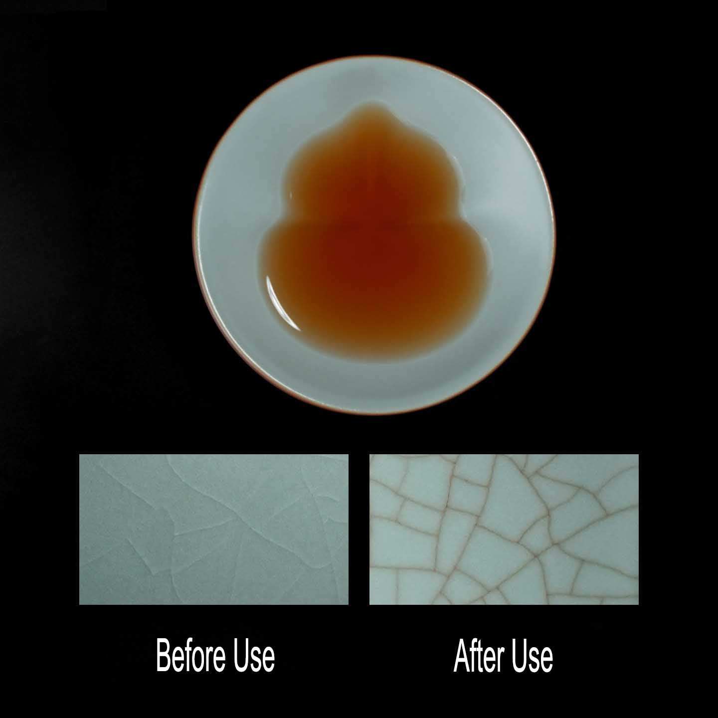 Morima Tea Ru Ware Gourd Qiankun Teacup - Thumbnail 4