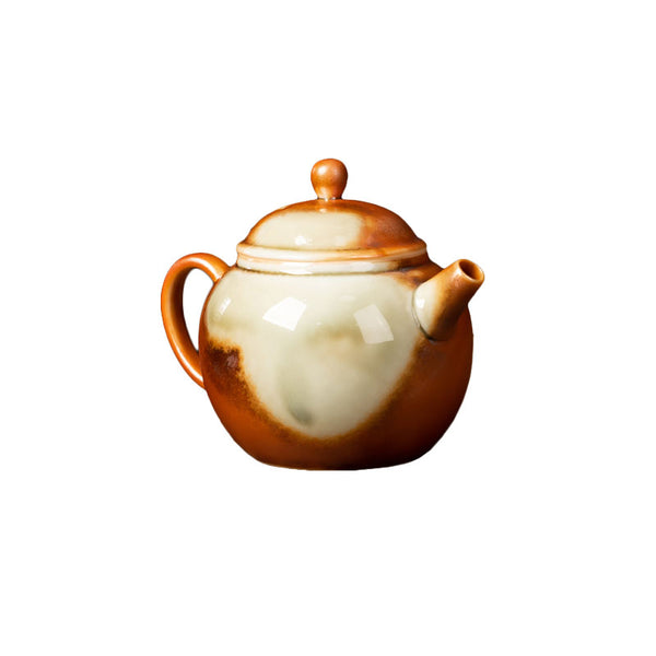 Chai Kiln Golden Teapot