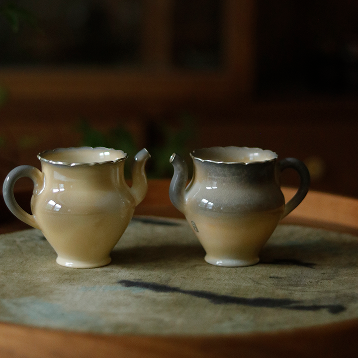 Song Style Natural Ash Glaze Chai Shao Fairness Cup