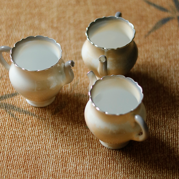 Song Style Natural Ash Glaze Chai Shao Fairness Cup