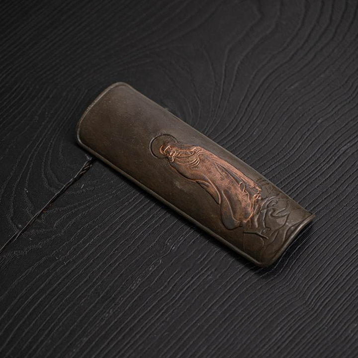 Swimming Dragon Tin Tea Scoop for Gongfu tea