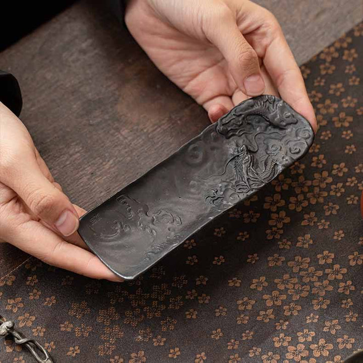 Swimming Dragon Tin Tea Scoop for Gongfu tea