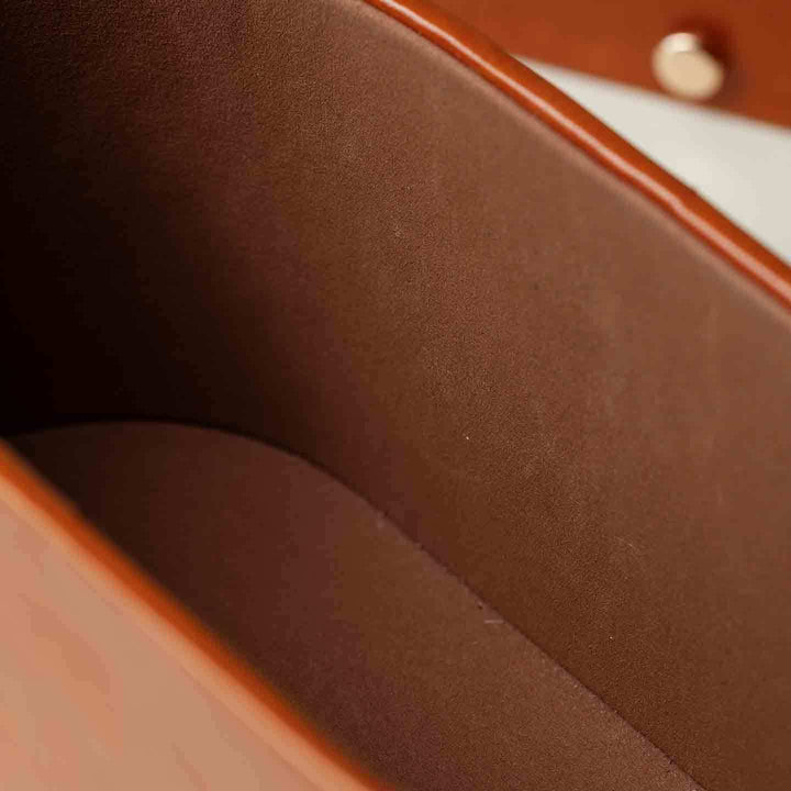 Tea Set Storage Leather Bag Outdoor Portable Storage Box Cosmetic Box