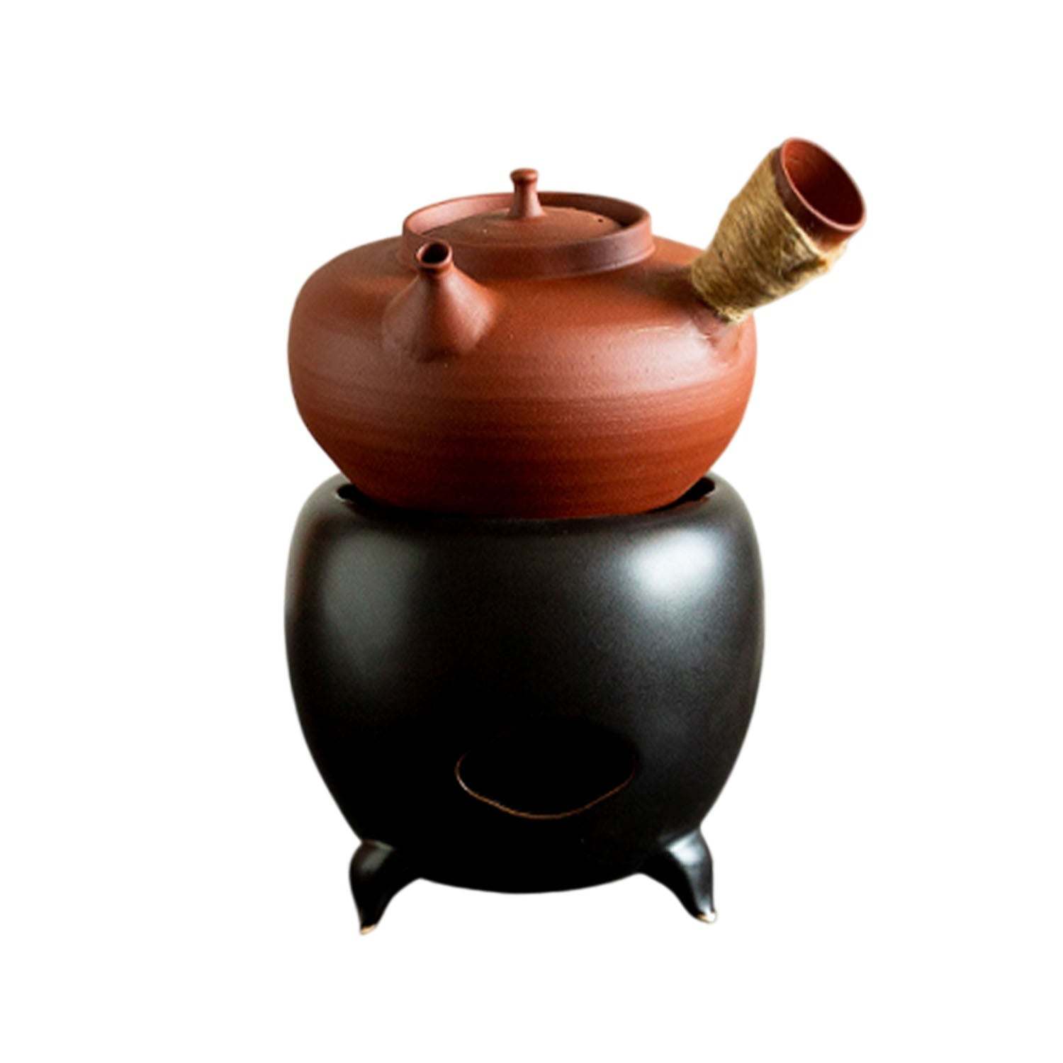 銅製 龍鳳壺 懐炉 湯押子 暖炉 暖手壺 湯婆子 工芸品 置物 Tea Stove & Kettles - Triple-Foot Vintage Ceramic Alcohol Stove