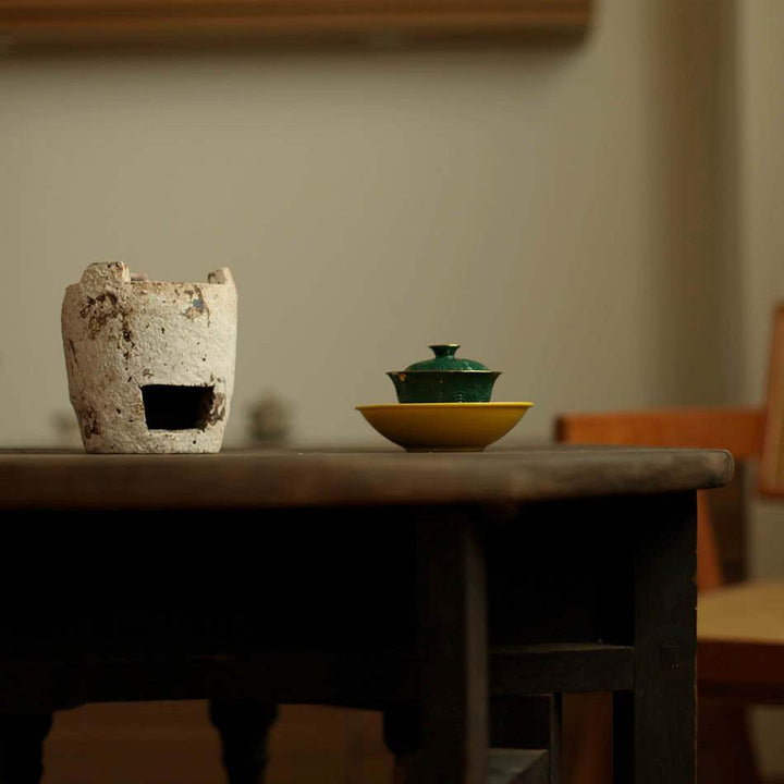 Wabi-sabi Fenyin White Clay Charcoal Stove