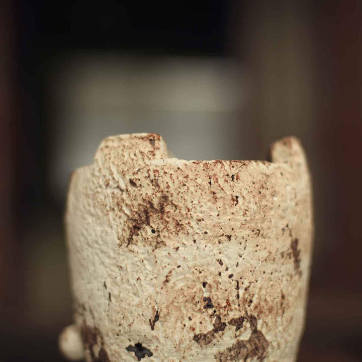 Wabi-sabi Fenyin White Clay Charcoal Stove