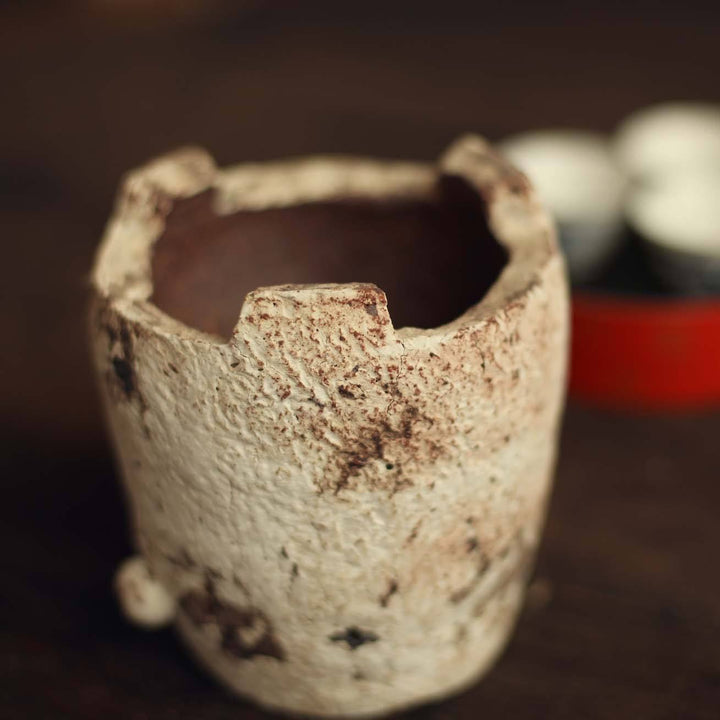 Wabi-sabi Fenyin White Clay Charcoal Stove