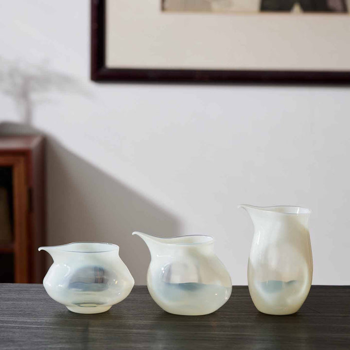 White Moonlight Asuka Glass Fairness Cup