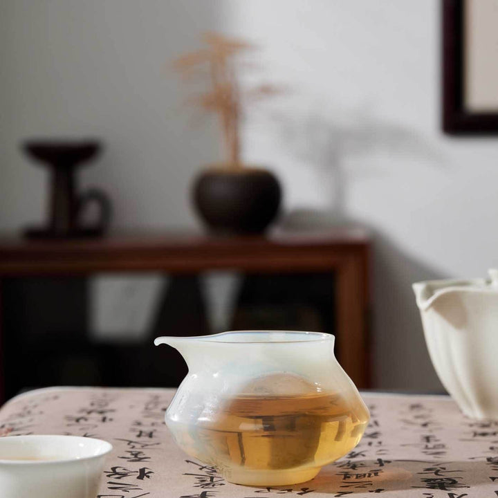 White Moonlight Asuka Glass Fairness Cup