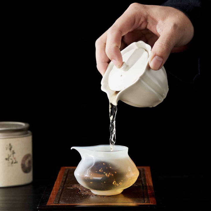 White Moonlight Asuka Glass Fairness Cup