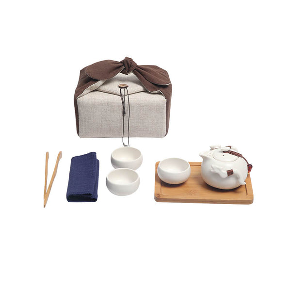 Portable Cloth Bag Teaware Set