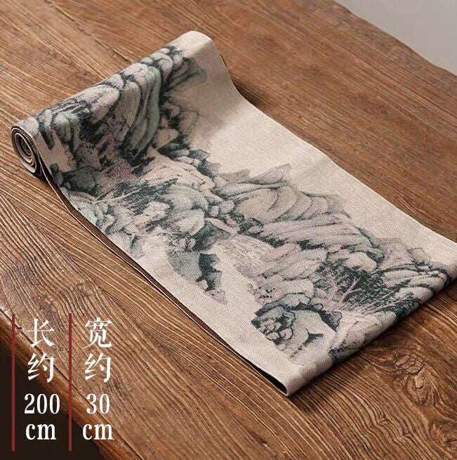 Cotton Linen Painting Teacloth