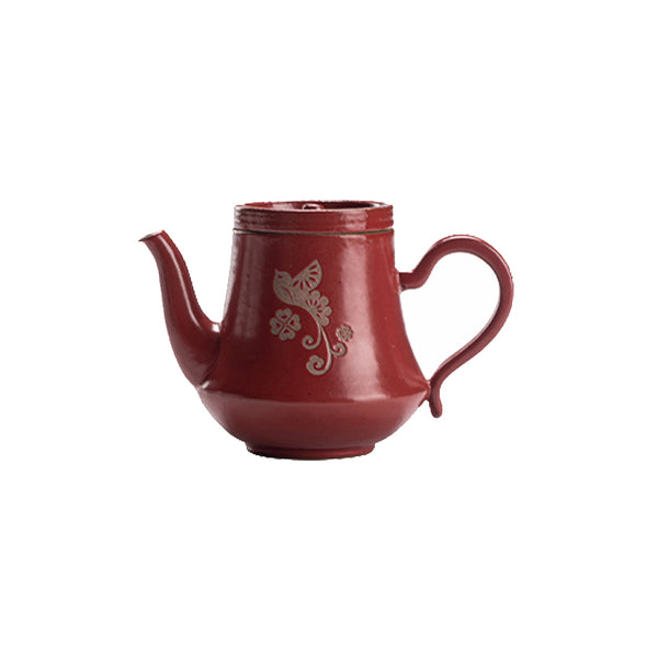 Magpie Red Glaze Teapot