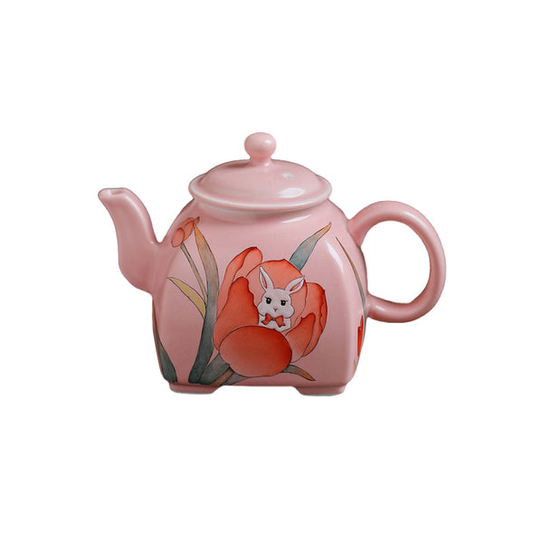 Pink Rabbit Pot