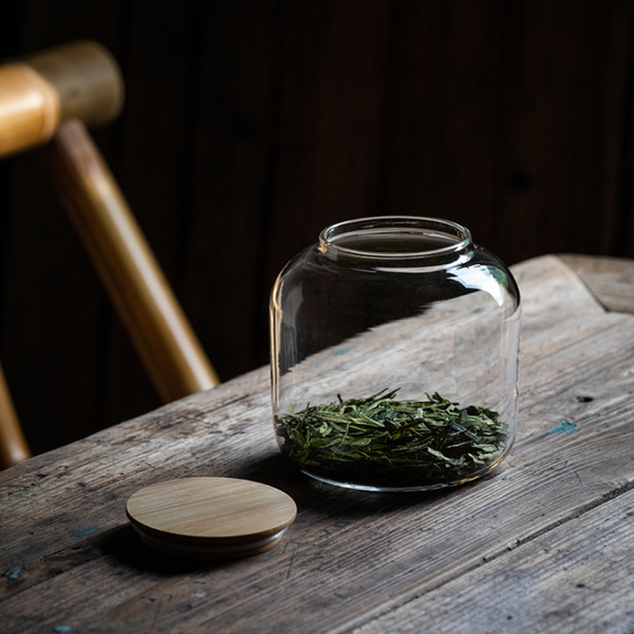Glass Tea Jar Tea Caddy - Deals on Glass Jar Food Storage Containers ...