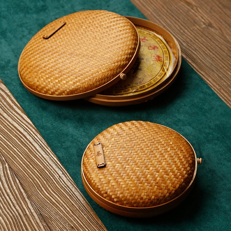 Tea Cake Storage, Tea Box - Bamboo Box for Storaging Puerh Tea Cake ...