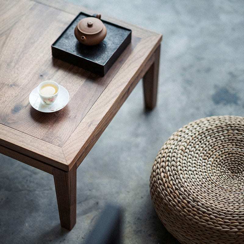 Black Walnut Small Coffee Table Wood Furniture - MoriMa Tea – Cultural ...