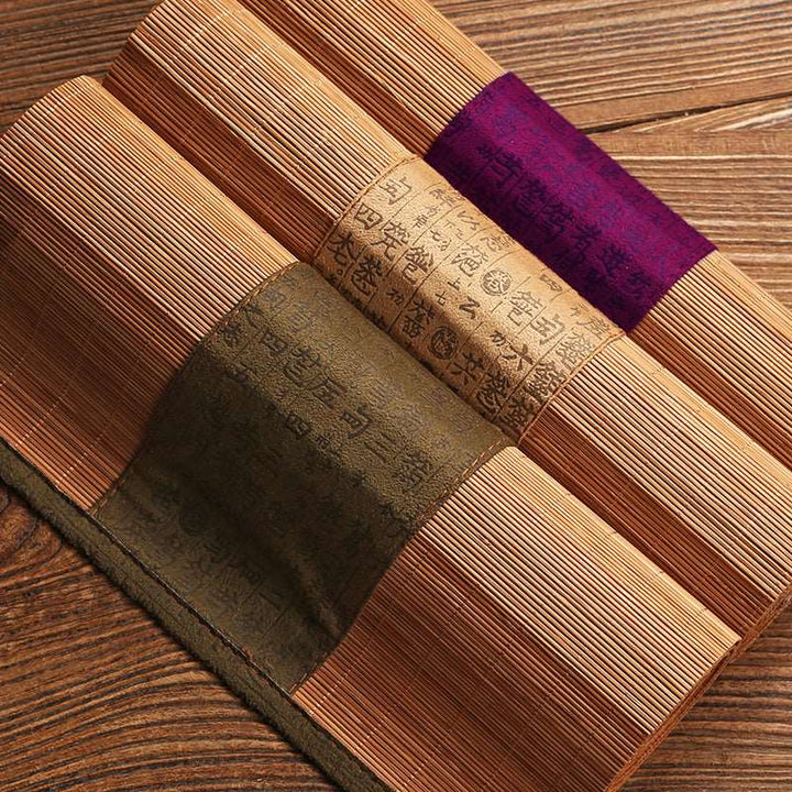 Bamboo Linen Tea Mat