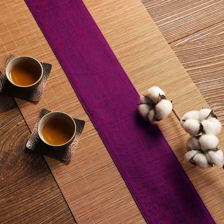 Bamboo Linen Tea Mat