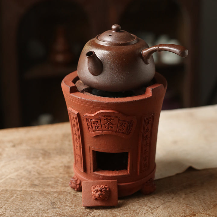 Charcoal Stove Red Clay Ceramic Tea Stoves Tea Set – Eunaliving