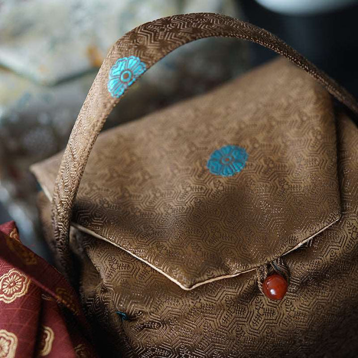 Brocade Thickened Anti-fall Travel Bag