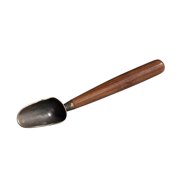 Solid Wood Handle Teaspoon