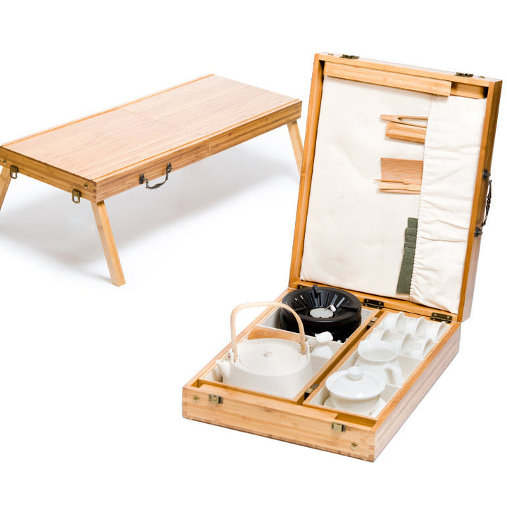 Portable Tea Maker Integrated Table for Effortless Brewing – Cultural ...