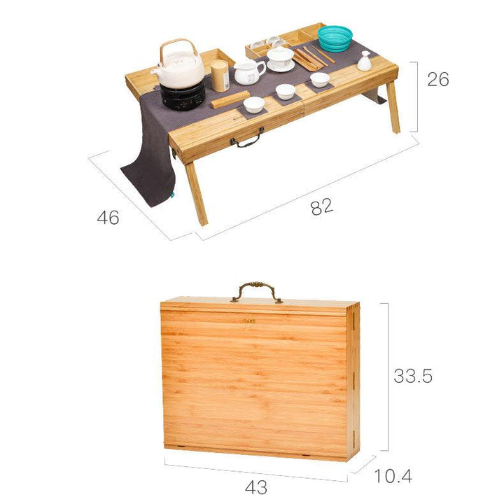Portable Tea Maker Set Integrated Table for Effortless Brewing Tea ...