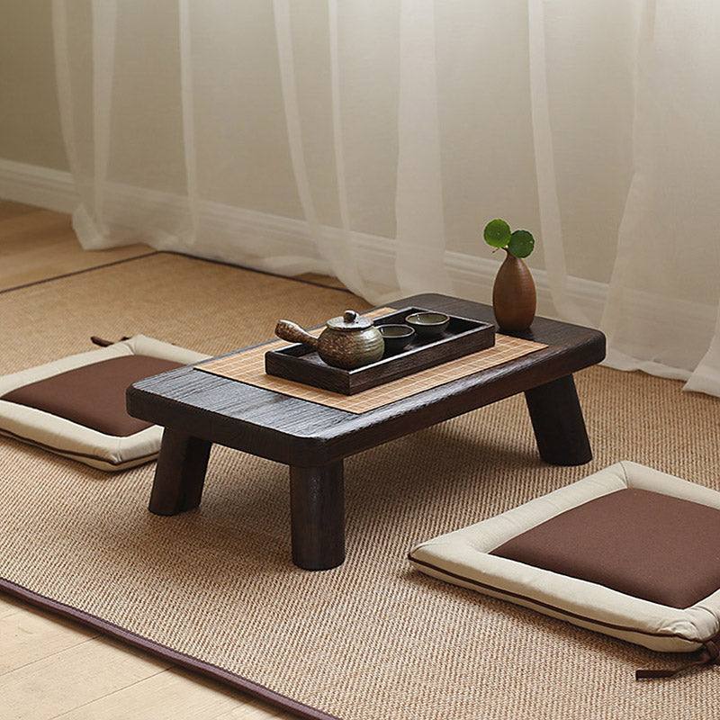 Mini Tea Table - Portable Solid Wood Table Tatami Table Zen Tea Table ...