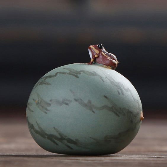 Water Spray Frog Teapet - Zisha Tea Pet YiXing Clay Ornament Teapet ...
